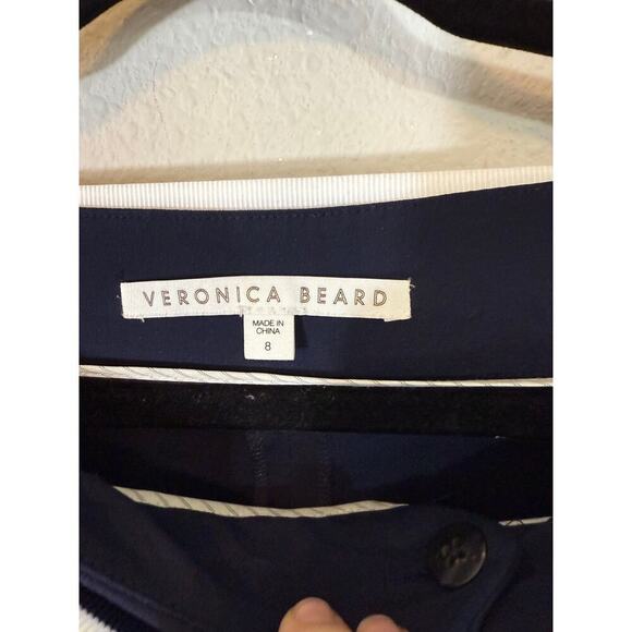 Veronica Beard Pands Maldon Navy stretch bootcut womens size 8 - Picture 3 of 5